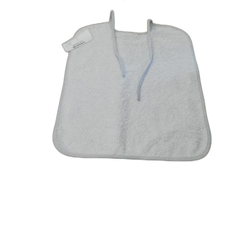BABERO DE ALGODON DE ATAR TODO RIZO GARVEL. PUERICULTURA Y COMPLEMENTOS PARA BEBES - COMIDA BABEROS . Color GRIS . 