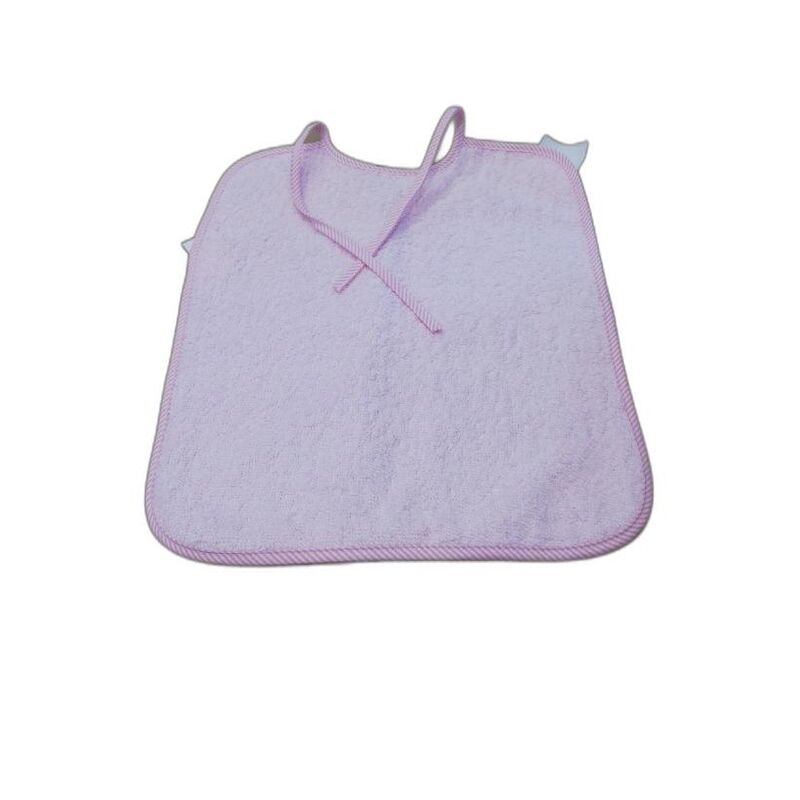 BABERO DE ALGODON DE ATAR TODO RIZO GARVEL. PUERICULTURA Y COMPLEMENTOS PARA BEBES - COMIDA BABEROS . Color Rosa. 