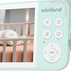 89627 Vigilabebés digimonitor 5" HD Miniland. PUERICULTURA Y COMPLEMENTOS PARA BEBES - SEGURIDAD CASA INTERCOMUNICADORES