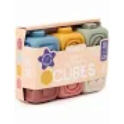 97316 Cubos apilables de goma Miniland. JUGUETES PARA BEBE - APILABLES Y ENCAJABLES . Color 0. 