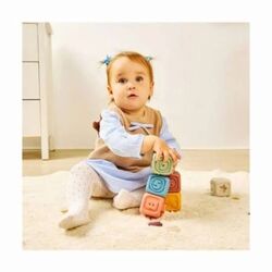 97316 Cubos apilables de goma Miniland. JUGUETES PARA BEBE - APILABLES Y ENCAJABLES . Color 0. 