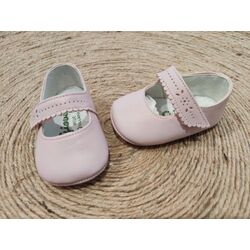 PEUCA ZAPATO 2026 NAPA ROSA  GIOVI. ZAPATOS PARA BEBE - CALZADO Peuca de Niña invierno ,Bota ,Botas con pelo Bautizo OUTLET .