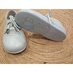 ZAPATO INGLES  903 NAPA GIOVI VERANO. ZAPATOS PARA BEBE - CALZADO NIÑO NIÑA OUTLET . CALZADO 18. Color Azul. 