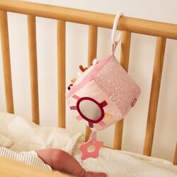 97373 Actividades sensoriales Ciervo Miniland. JUGUETES PARA BEBE - PELUCHES Y MUÑECOS PRIMEROS SONAJEROS . Color Rosa. 