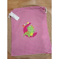 BOLSA MERIENDA GRANDE DINO GARVEL. ROPA PARA BEBES ,PREMAMA Y COLEGIAL - COLEGIO ,MANDILONES, MOCHILAS INFANTILES . Color