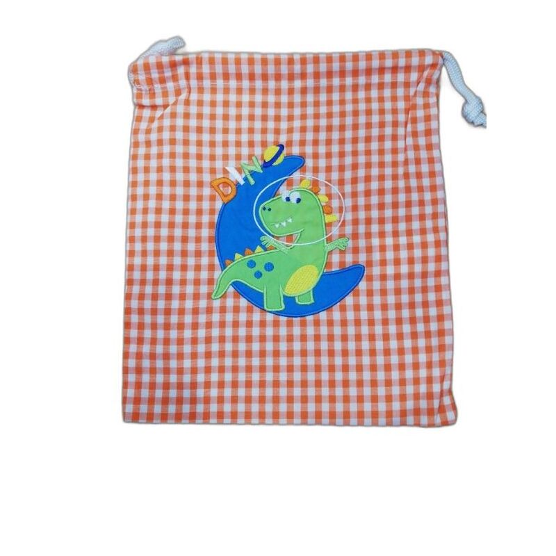 BOLSA MERIENDA PEQUEÑA DINO GARVEL. ROPA PARA BEBES ,PREMAMA Y COLEGIAL - COLEGIO ,MANDILONES, MOCHILAS INFANTILES . Color