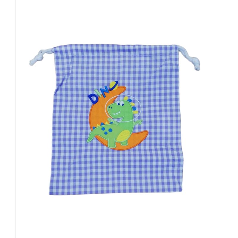 BOLSA MERIENDA PEQUEÑA DINO GARVEL. ROPA PARA BEBES ,PREMAMA Y COLEGIAL - COLEGIO ,MANDILONES, MOCHILAS INFANTILES . Color