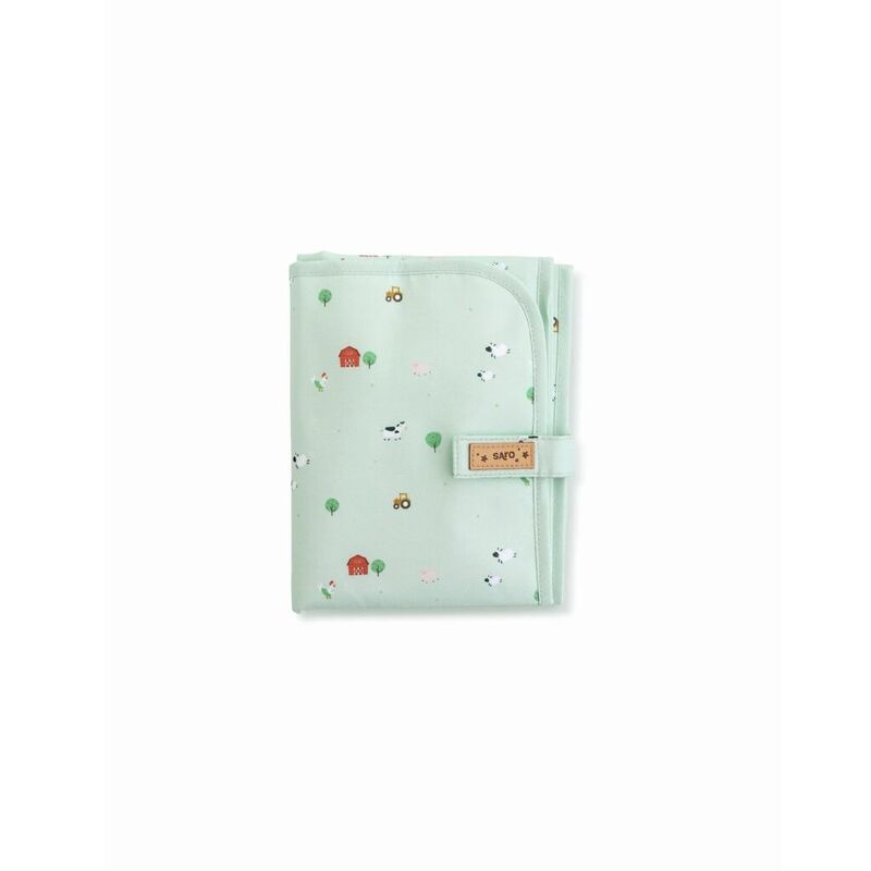 13891 CAMBIADOR PORTATIL. COCHECITOS-CARRICOCHES PARA BEBE SACOS Y TEXTILES NECESER ,CAMBIADORES PORTADOCUMENTOS . Color Verde. 