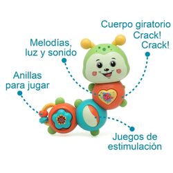 4424 Gusano musical kiokids. JUGUETES PARA BEBE - PRIMEROS MOVILES, PROYECTORES CARRILLONES INSTRUMENTOS MUSICALES . Color 0. 