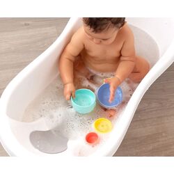 5848 Set de cubos de silicona para el baño del bebé Kiokids. JUGUETES PARA BEBE - JUEGOS DE BAÑO BEBES . Color 0. 