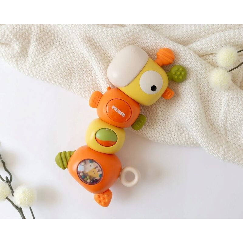 5866 Jirafa mordedor y sonajero para bebés Kiokids. JUGUETES PARA BEBE - INSTRUMENTOS MUSICALES MOVILES, PROYECTORES CARRILLONES