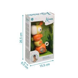 5866 Jirafa mordedor y sonajero para bebés Kiokids. JUGUETES PARA BEBE - INSTRUMENTOS MUSICALES MOVILES, PROYECTORES CARRILLONES