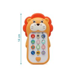 5873 Teléfono musical león para bebés con sonidos de animales Kiokids. JUGUETES PARA BEBE - MOVILES, PROYECTORES CARRILLONES