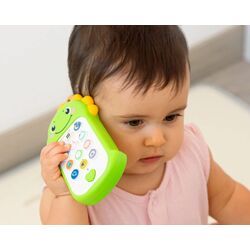 5874 Teléfono musical dinosaurio para bebés con sonidos y melodías Kiokids. JUGUETES PARA BEBE - MOVILES, PROYECTORES