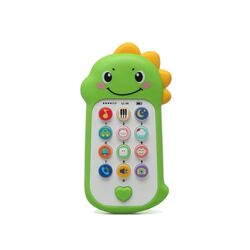 5874 Teléfono musical dinosaurio para bebés con sonidos y melodías Kiokids. JUGUETES PARA BEBE - MOVILES, PROYECTORES