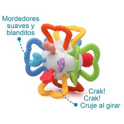5875 Mordedor sensorial en forma de bola para bebés Kiokids. JUGUETES PARA BEBE . Color 0. 