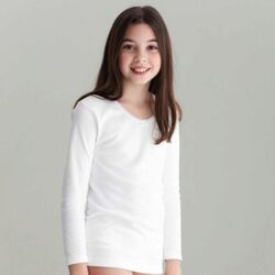 CAMISETA NIÑA M/L 7010 BABIDU. ROPA PARA BEBES ,PREMAMA Y COLEGIAL - DE 0 5 AÑOS INTERIOR Camisetas Niña . TALLAS 4 años. 