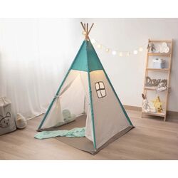 3193 Teepee azul 100X100X160 CM KIOKIDS. MOBILIARIO Y DECORACION PARA BEBE - JUGUETES PRIMEROS ACCESORIOS . Color Azul. 