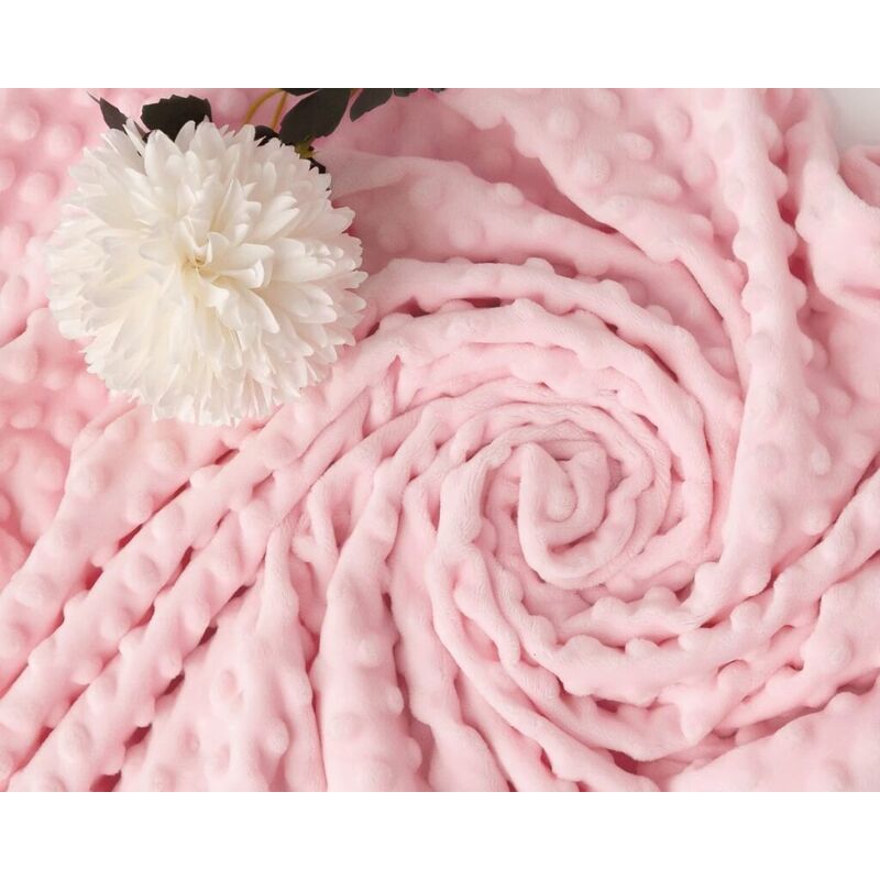 3976 Manta para bebé color rosa KIOKIDS. COCHECITOS-CARRICOCHES PARA BEBE SACOS Y TEXTILES MUSELINAS GASAS CHALES MANTAS . Color