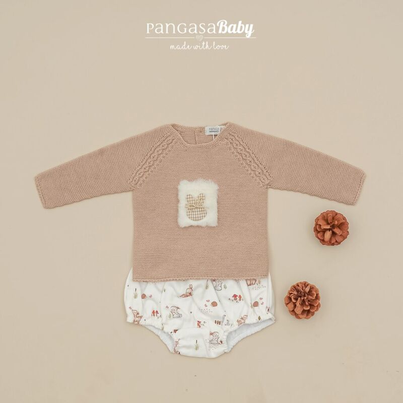 1531833 CONJUNTO BRAGUITA BAMBI Y CONEJO. ROPA PARA BEBES ,PREMAMA Y COLEGIAL - DE 0 5 AÑOS INVIERNO NIÑO Conjuntos . Color