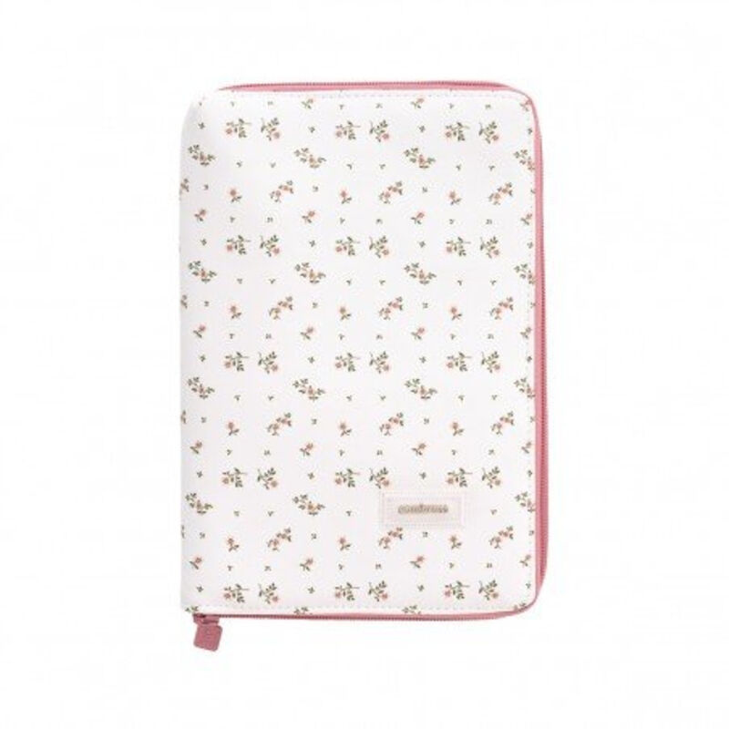 49725 PORTADOCUMENTOS AURA BEIGE/FLORES 3X19X27 CM CAMBRASS. COCHECITOS-CARRICOCHES PARA BEBE SACOS Y TEXTILES NECESER