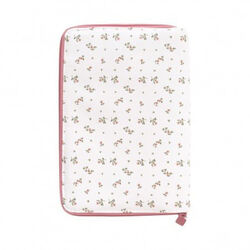 49725 PORTADOCUMENTOS AURA BEIGE/FLORES 3X19X27 CM CAMBRASS. COCHECITOS-CARRICOCHES PARA BEBE SACOS Y TEXTILES NECESER