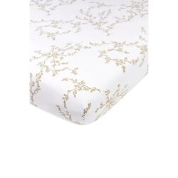 54720 SABANA BAJERA AJUST.CUNA 60 60x120 CM ME-BRANCHES SAND CAMBRASS. MOBILIARIO Y DECORACION PARA BEBE - ROPA CUNA MINICUNA