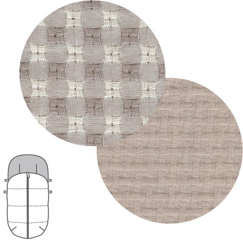 55199 Saco silla universal Vichy beige 45x98x3 cm cambrass. COCHECITOS-CARRICOCHES PARA BEBE SACOS Y TEXTILES SILLA PASEO