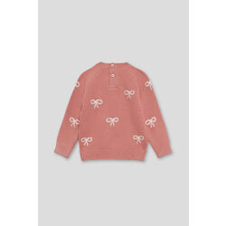 353011 JERSEY DE LACITOS ROSA  STREET MONKEY. ROPA PARA BEBES ,PREMAMA Y COLEGIAL - DE 0 5 AÑOS INVIERNO NIÑA Jerseys Chaquetas