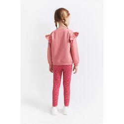 353043 CONJUNTO CHANDAL CON FLEQUILLOS ROSA  STREET MONKEY. ROPA PARA BEBES ,PREMAMA Y COLEGIAL - DE 0 5 AÑOS INVIERNO NIÑA