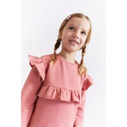 353043 CONJUNTO CHANDAL CON FLEQUILLOS ROSA  STREET MONKEY. ROPA PARA BEBES ,PREMAMA Y COLEGIAL - DE 0 5 AÑOS INVIERNO NIÑA