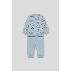 354004 CONJUNTO CHANDAL PERRITOS VERDE AZULADO STREET MONKEY. ROPA PARA BEBES ,PREMAMA Y COLEGIAL - DE 0 5 AÑOS INVIERNO NIÑO