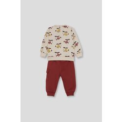 354030 CONJUNTO CHANDAL CREMA STREET MONKEY. ROPA PARA BEBES ,PREMAMA Y COLEGIAL - DE 0 5 AÑOS INVIERNO NIÑO Deportiva . TALLAS