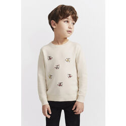 354031 JERSEY CON HELICÓPTEROS EN CRUDO  STREET MONKEY. ROPA PARA BEBES ,PREMAMA Y COLEGIAL - DE 0 5 AÑOS INVIERNO NIÑO Jerseys