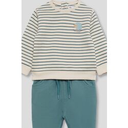 354050  CONJUNTO CHANDAL DE RAYAS DE ERIZO VERDE AMAZONAS. ROPA PARA BEBES ,PREMAMA Y COLEGIAL - DE 0 5 AÑOS INVIERNO NIÑO