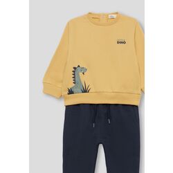 354070 CONJUNTO CHANDAL DINOSAURIO MOSTAZA. ROPA PARA BEBES ,PREMAMA Y COLEGIAL - DE 0 5 AÑOS INVIERNO NIÑO Deportiva Conjuntos