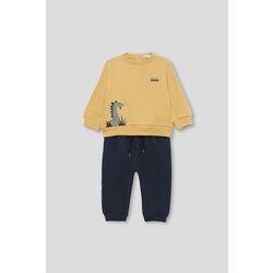 354070 CONJUNTO CHANDAL DINOSAURIO MOSTAZA. ROPA PARA BEBES ,PREMAMA Y COLEGIAL - DE 0 5 AÑOS INVIERNO NIÑO Deportiva Conjuntos