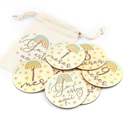 Discos Cumplemes Bebé Arcoíris Soft Ref: 278 MI PIPO. MOBILIARIO Y DECORACION PARA BEBE - . Color 0. 