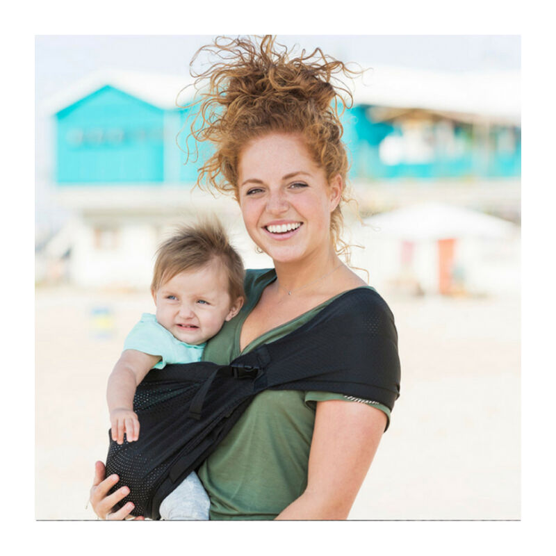 BANDOLERA MINIMONKEY BLACK YOBIO. PUERICULTURA Y COMPLEMENTOS PARA BEBES - PORTEO LACTANCIA MOCHILAS PORTABEBE FULARES . Color