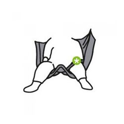 BANDOLERA MINIMONKEY BLACK YOBIO. PUERICULTURA Y COMPLEMENTOS PARA BEBES - PORTEO LACTANCIA MOCHILAS PORTABEBE FULARES . Color