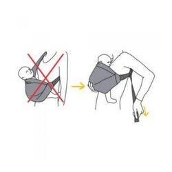 BANDOLERA MINIMONKEY BLACK YOBIO. PUERICULTURA Y COMPLEMENTOS PARA BEBES - PORTEO LACTANCIA MOCHILAS PORTABEBE FULARES . Color