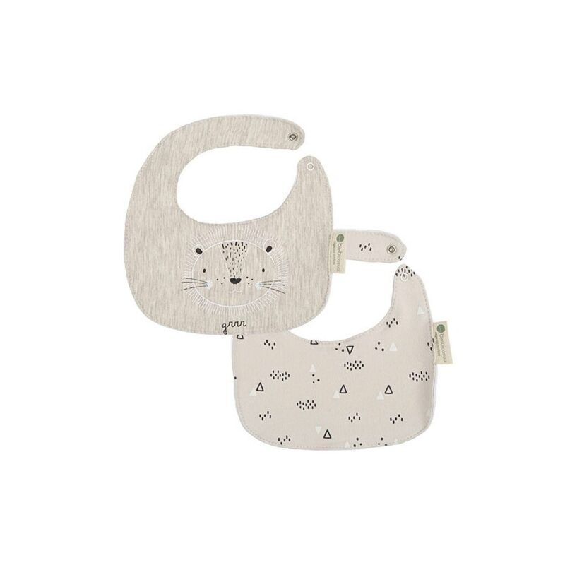 19013610 SET DE DOS BABEROS 19X19 LEON COIMASA. PUERICULTURA Y COMPLEMENTOS PARA BEBES - COMIDA BABEROS . Color 0. 
