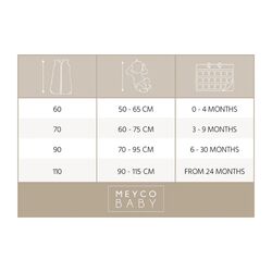 54741 SACO DORMIR C/M DESMOT.TOG 2.5 70 CM ME-FOREST ANIMALS SAND MEYCO CAMBRASS. MOBILIARIO Y DECORACION PARA BEBE - ROPA CUNA