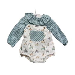 CONJUNTO PETO Y CAMISA CHICAGO 008 KAROLA. ROPA PARA BEBES ,PREMAMA Y COLEGIAL - DE 0 5 AÑOS INVIERNO NIÑO Conjuntos Ranita .