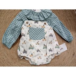 CONJUNTO PETO Y CAMISA CHICAGO 008 KAROLA. ROPA PARA BEBES ,PREMAMA Y COLEGIAL - DE 0 5 AÑOS INVIERNO NIÑO Conjuntos Ranita .