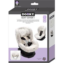 1426838 Funda universal de algodón para sillas de coche grupo 1 – DOOKY. SILLAS DE AUTO PARA BEBE - Accesorios . Color CRUDO. 