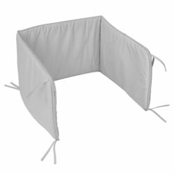 PROTECTOR 60 (CUNA 60) 60x40 CM LISO E GRIS. MOBILIARIO Y DECORACION PARA BEBE - ROPA CUNA MINICUNA EDREDONES PROTECTORES .