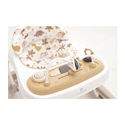 8136 D ANDADOR ACTIVIDADES DINO OLMITOS. PUERICULTURA Y COMPLEMENTOS PARA BEBES - CASA ANDADORES CORREPASILLOS . Color ARENA. 