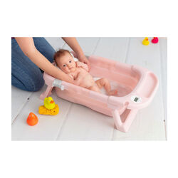 BAÑERA PLEGABLE OLMITOS. PUERICULTURA Y COMPLEMENTOS PARA BEBES - BAÑO BAÑERAS . Color Rosa. 