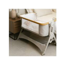 BT916B MINICUNA COLECHO STELLA BEIG OLMITOS. MOBILIARIO Y DECORACION PARA BEBE - MINICUNAS SERONES . Color Beige. 